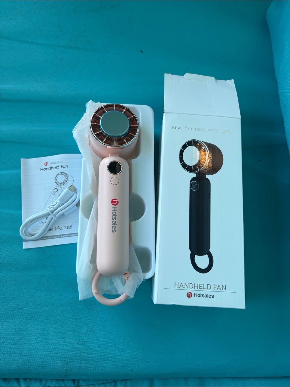 Hotsales Pink Handheld Fan - Portable Personal Fan